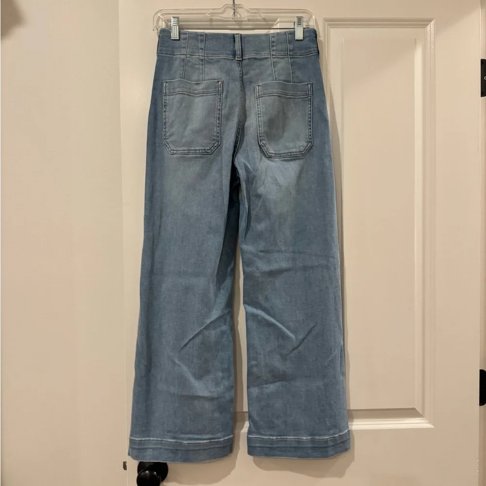 MOTHER Light Blue Flare Jeans - Picture 3 of 3